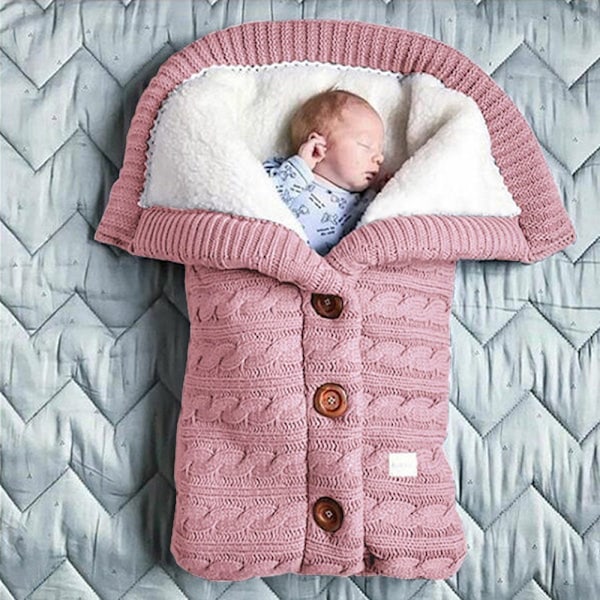 ##/Strikkede soveposer, dunsovepose, baby vintersovepose, klapvogns termisk sovepose##/