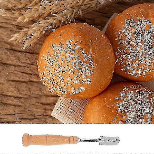 Sett med 2 brødhevingskurver + startsett - runde og ovale brød bakeboller - brødkniv