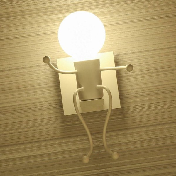 Væglampe Light Industrial Creative Lamper Indendørs Retro Iron Ar