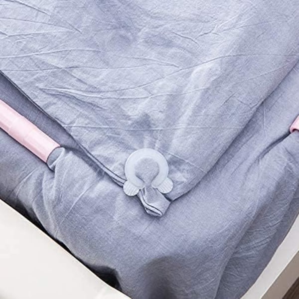 12 delar påslakangrepp, påslakanklämmor för att hålla täcket på plats Tran