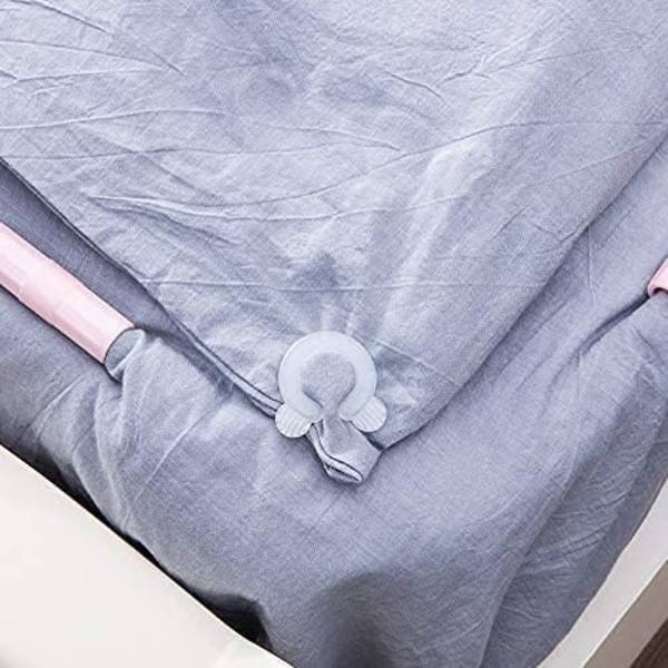 12 kpl Peittokiinnikkeitä, Peittokiinnikkeet Peiton Pitämiseen Paikoillaan Läpinäkyvät