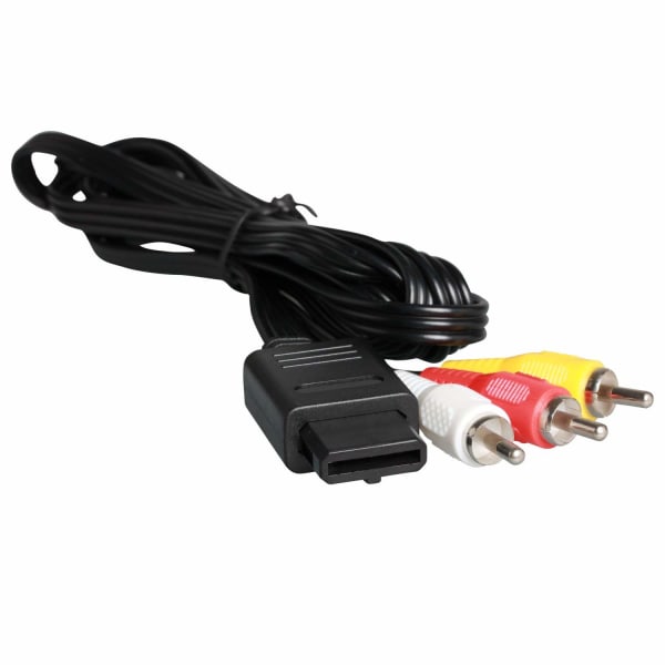 Komposittkabel, Stereo Audio Video AV RCA Strømkabel for Gamec
