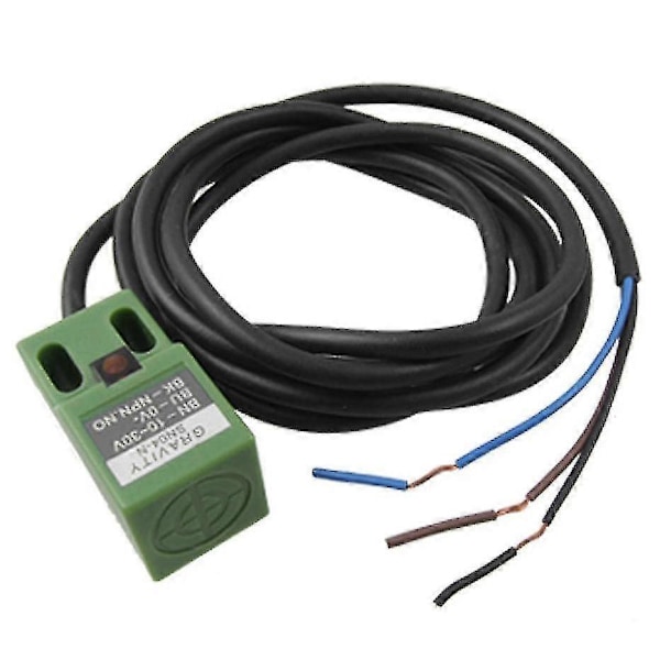 SN04-N DC 10-30V NPN 3-leder 4mm Nærmingssensor Induktiv Proximity Switch