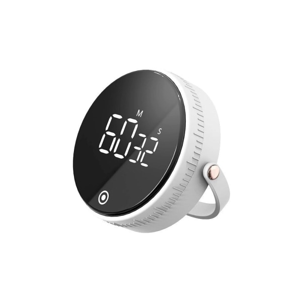 (Färg: Vit) Kökstimer, Digital Timer, Manuell Nedräkning