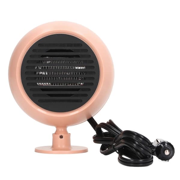 Bilvarmer Multi Vinkel Rotasjon Planetarisk Bilvarmer Bærbar Vindusdefogger Defroster Rosa 24V