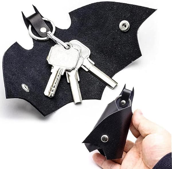 Miesten avaimenperä, 2 Batman keinonahka avaimenperää, Unisex avaimenperä