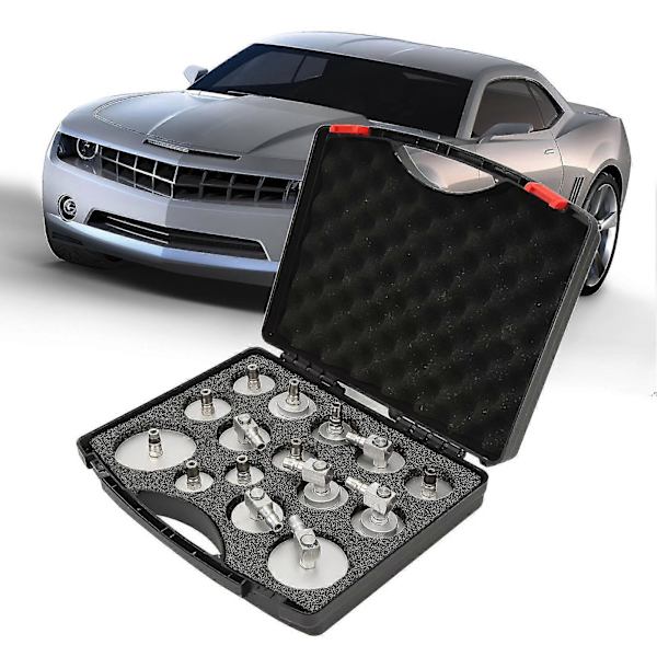 15 st Master Cylinder Adapter Set Läcksäker Bromsvätske Luftningsadapter Universal För Bilar
