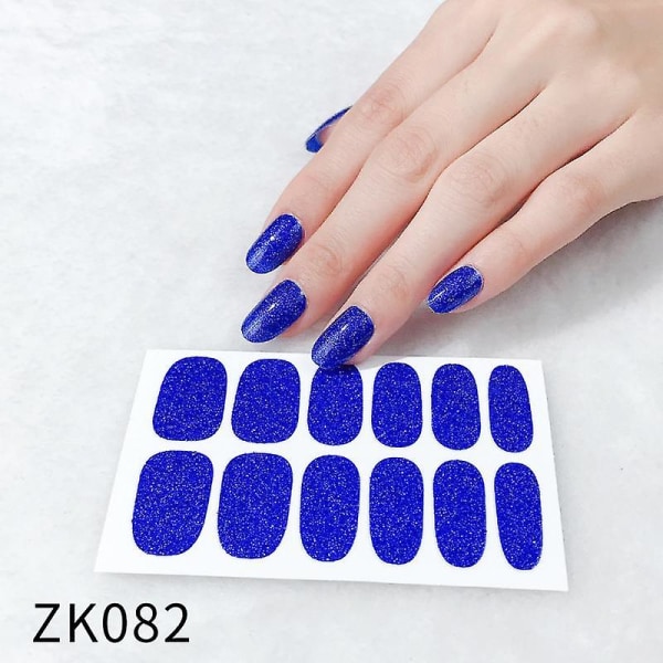 Autohesion Självhäftande papper Ingen lukt Finger Nails Art Nail Enhancement Sticker Tool NailZK082