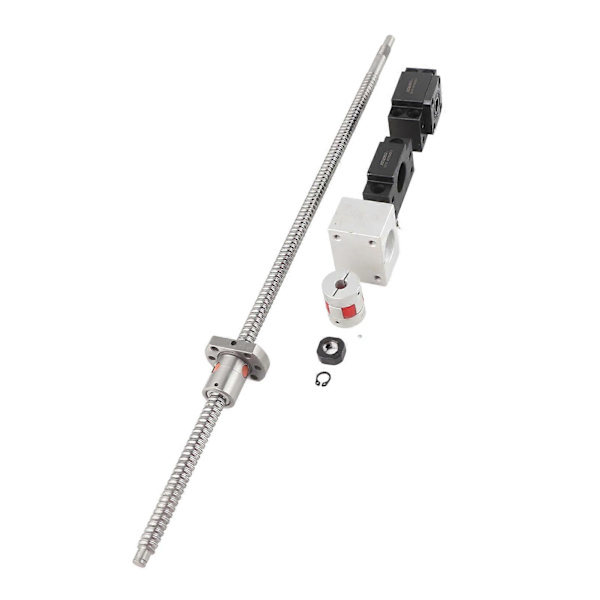 1204 Rullad Kulskruv Kit Hög Precision med Mutterhållare Koppling BK/BF Ändstöd 1204-500