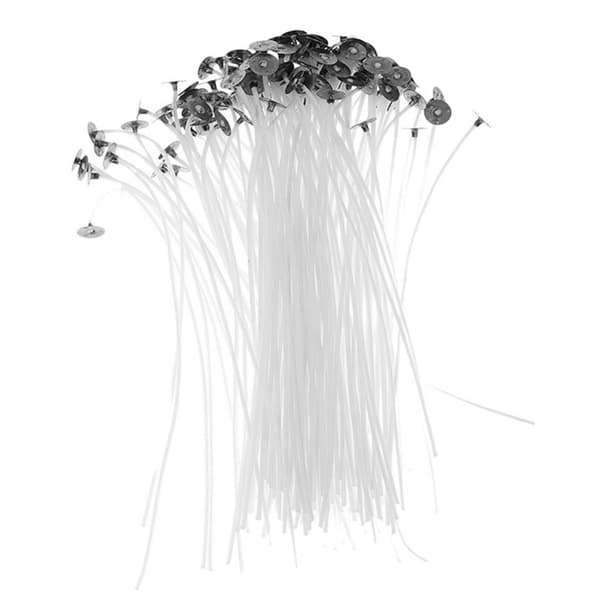 (15 cm) Lysveker 200 stk. Naturlige lysveker Naturlige bomullsveker for DIY-lysestøping