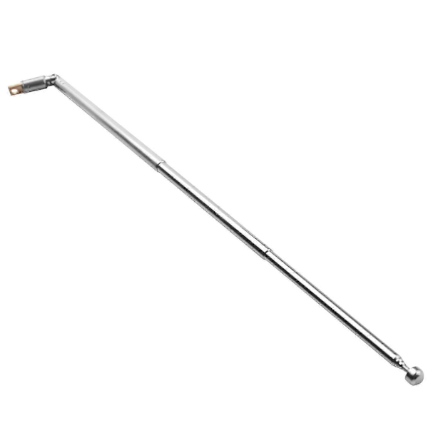 Erstatning 49cm 19.3inch 6 Seksjoner Teleskopisk Antenne Antenne For Radio Tv
