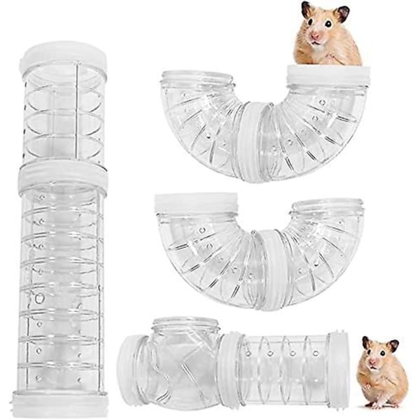 Hamster Tunnel Rør Legetøj (hvid)