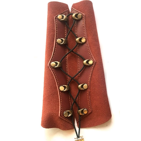 ##/Arm Beskyttelse Arm Beskyttelse Underarmsbeskyttelse PU Læder Arm Beskyttelse Traditionel Armbånd med Justerbare Remme Beskyttelsesudstyr til Bueskydning##/