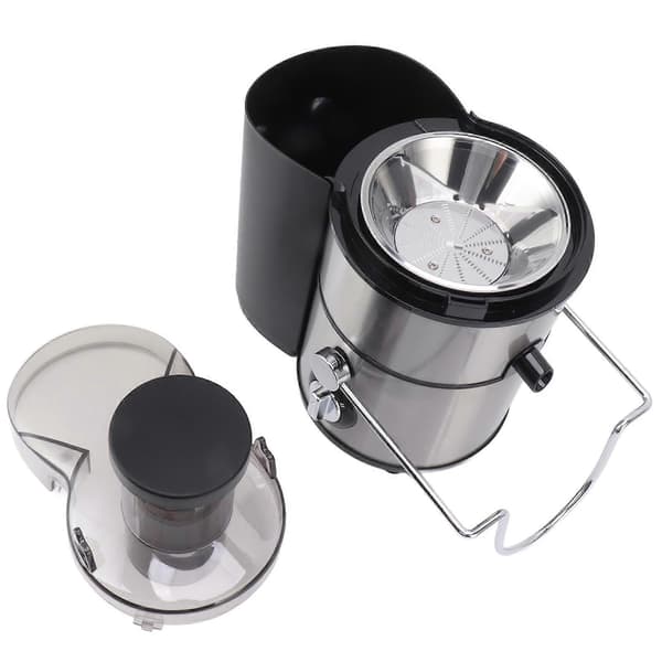 Elektrisk Juicer 500W Stor Åbning Fuldautomatisk 2 Hastigheder Rustfrit Stål Masticating Juicer til Hjemmekøkken