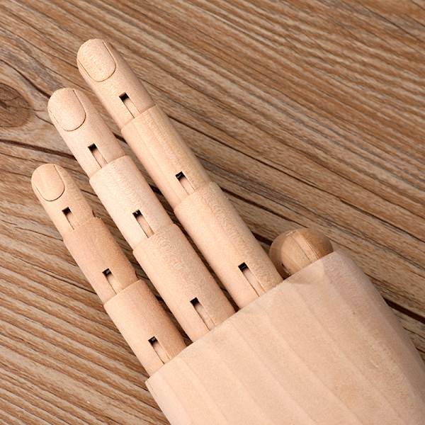 ##/Träkonstnärshand 1 Stycke Vänster Hand - Justerbar - för Konstnärlig Skissning Målningsklass Modellering Verktyg Smyckesvisning##/
