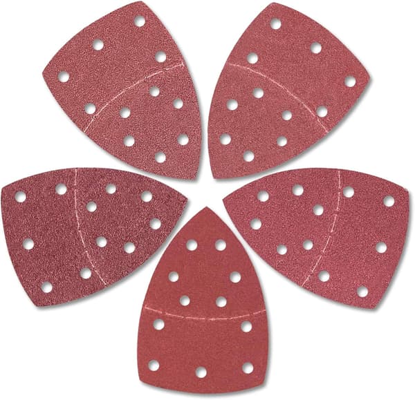 50 stk. 11-huls slibeskiver til slibemaskine 152 x 105 mm, Sandpapir