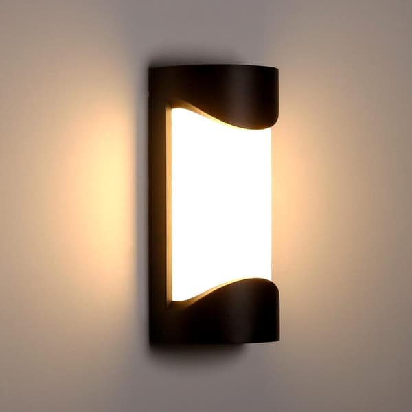 10W LED Vägglampa för inomhus/utomhus Vattentät IP65 Aluminium Anthr
