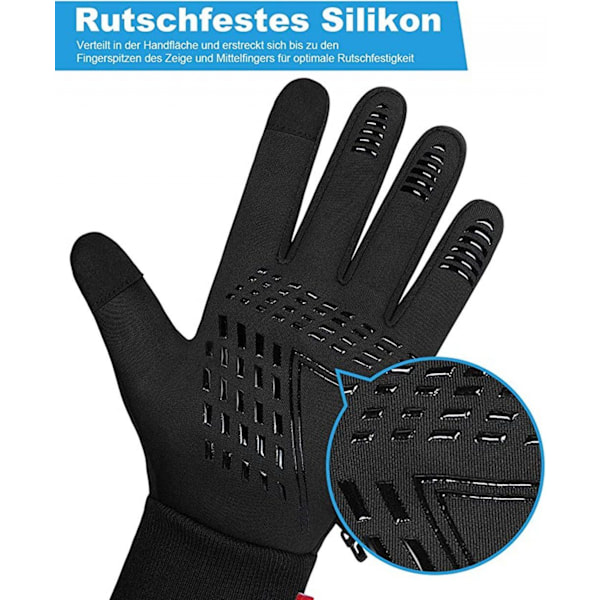 XL Cykelhandsker Touchscreen Sportshandsker Varme Handsker