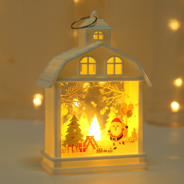 ##/Kreativa Julhuslyktor - Tomten, LED Juldekoration##/