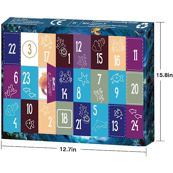 ##/Julekalender, 24 Dages Jule Blind Box, undervandsverden##/