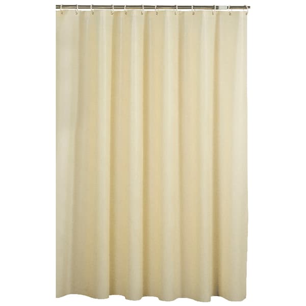 Indre Blødhed Bruseforhæng, Polyester, Taupe, 180 x 200 cm