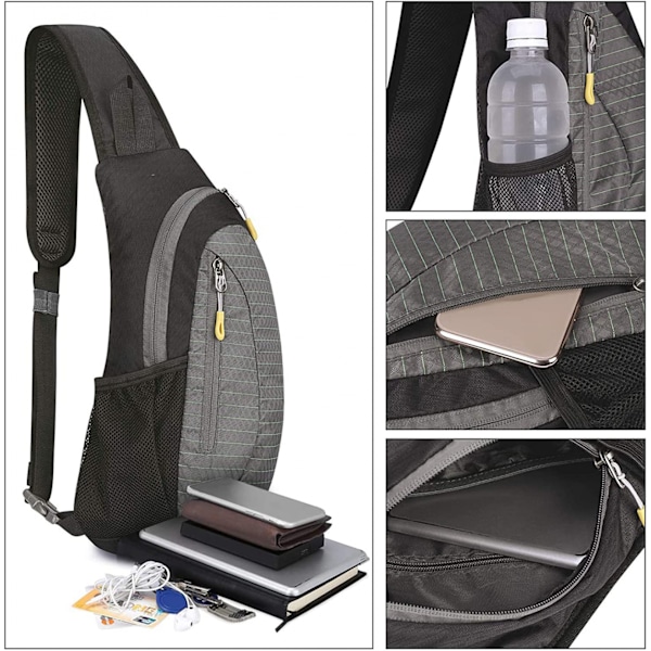 ##/Axelväska (1 st) bröstaxelväska slungväska crossbody väska##/
