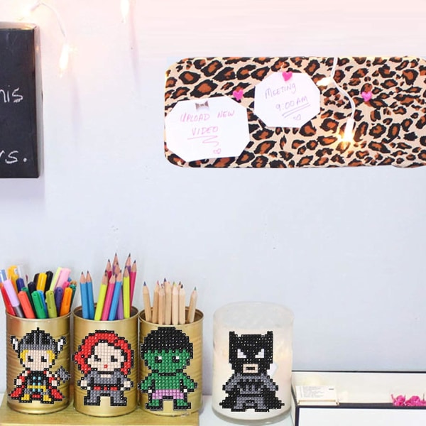 (8 kpl, Spiderman) Timanttimaalaussetti lapsille DIY-maalaus