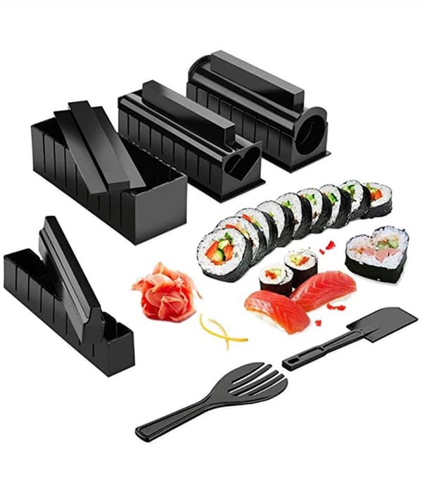 Sushi Maker Kit 10 stk Sushi Former Sushi Forberedelsessett Ris