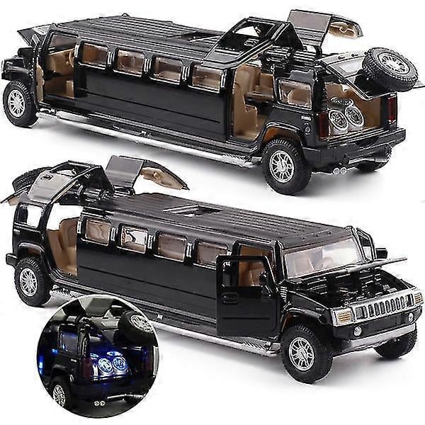 Høj Simulation 1:32 Legering Hummer Luksusbil Træk Tilbage Legetøjsbil red