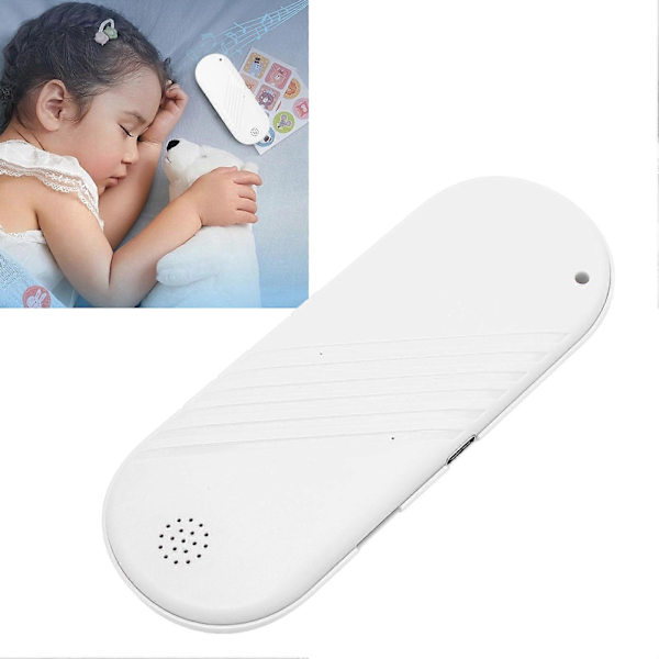 Under Kudde Högtalare Multifunktion Stereo Djup Bas Mini Bluetooth Konduktionshögtalare för Sömn Vit