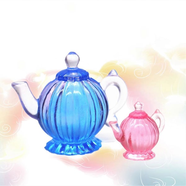 Tredimensionell Assorterad Tekanna Form UV Resin Epoxi Silikonformar DIY Verktyg L