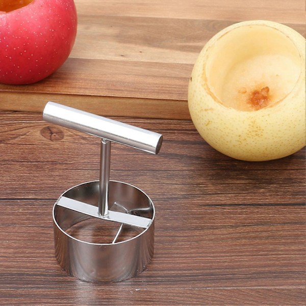 Corer Creative Easy Cut Fruktkjernefjerner i rustfritt stål for pærer Small