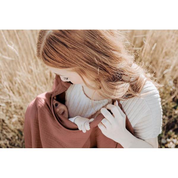 ##/(Maroon) Baby Amme Dække, Åndbar Bomuld Amning Dække##/