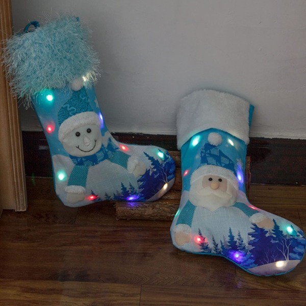 4-pack (Snögubbe) Julstrumpor, Stora Julstrumpor