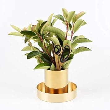 Blyantkopholder Skrivebordsarrangør, Guld Pen Pot Penholder Beholder