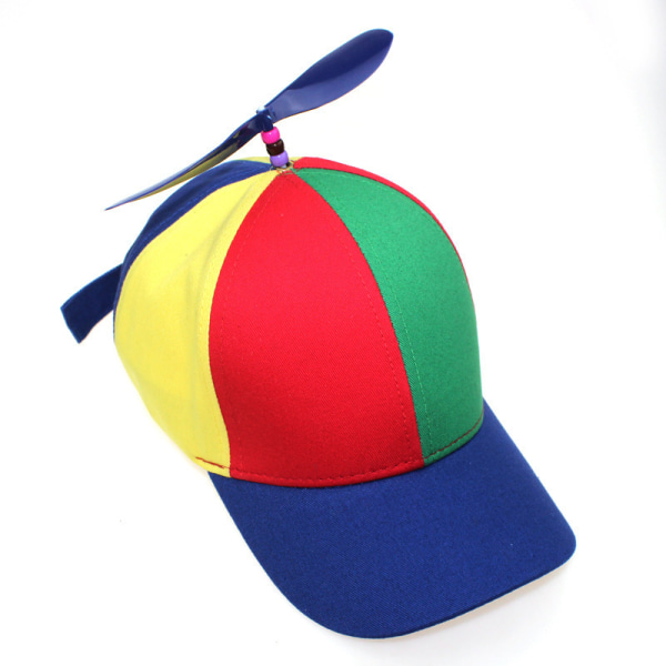 ##/52-54cm Klassisk Propellhatt Fargerik Morsom Hatt Propell Baseball Caps Morsom Dragonfly Anti-propellhatt for Barn##/