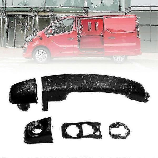 For Vauxhall Vivaro B Trafic Iii Bakdørhåndtak Ytre Sett 95518889