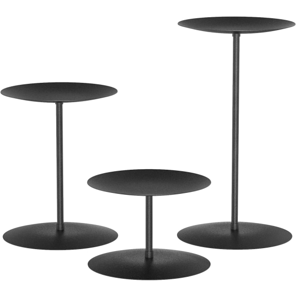 Pillarlys-stativsett med 3 midtpunkter for bord