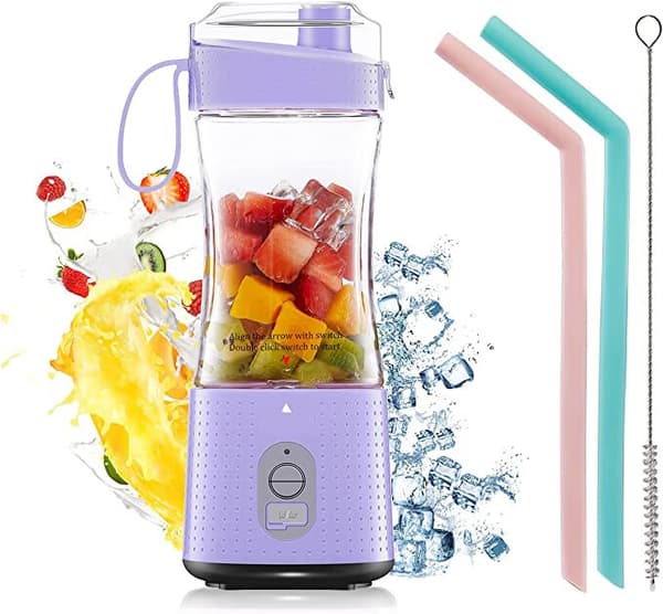 Portabel Blender för Shakes och Smoothies Mini Blender Batteridriven Blender