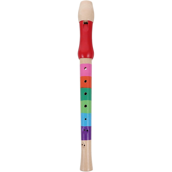Flerfarget Treblåseinstrument Sopranblokk med 8 Hull, Musikk Instrument for Barn