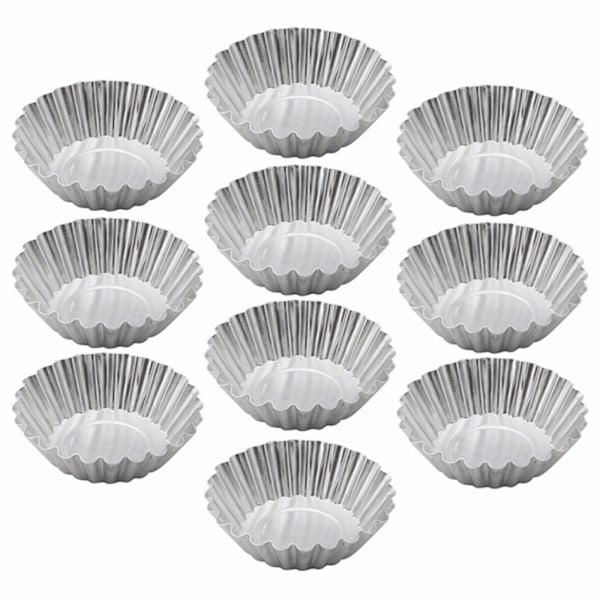##/Bakform set med 10 tartlets Ø7.5cm små fruktkakor runda##/