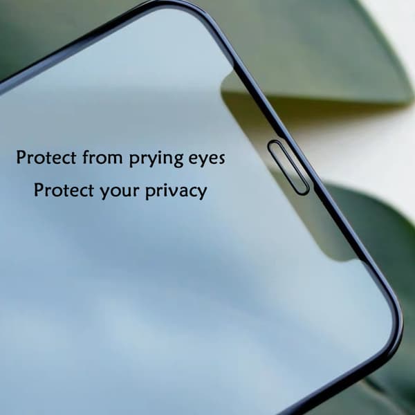##/1 st. Passar iPhone 15 frostat härdat glas, anti-spion skärmskydd##/