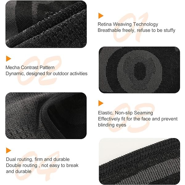 Termisk fleece vindtæt balaclava til ski og motorcykel