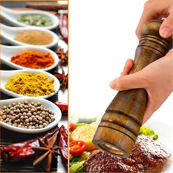 2-delt Pepperkvernsett i tre - Pepperkvern