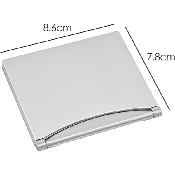 Skrivbords Klocka Silver Digital LCD Temperatur Alarm NY Kontor D