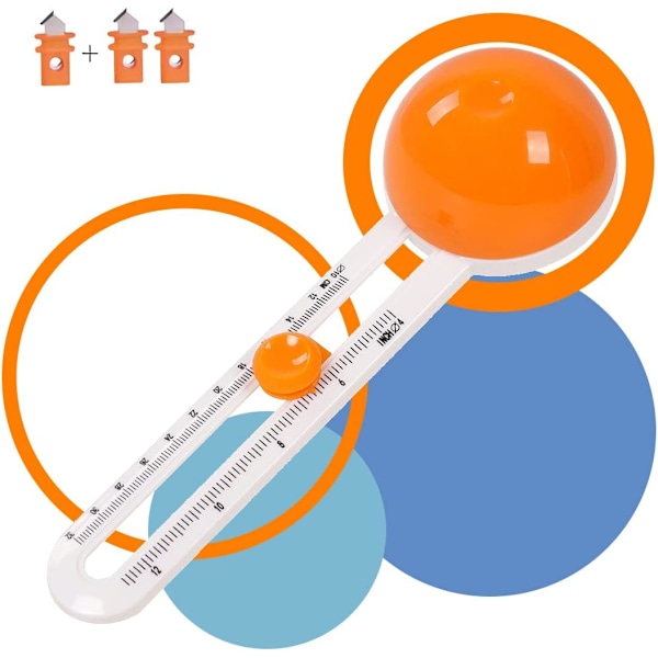 ##/Sirkel Papirkutter (Oransje) Papirsirkel Kutte Maskin Rotasjon##/