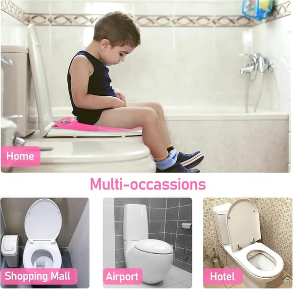 Baby Toalettsete Reduser, Foldbar Barnestol, Baby Toalett