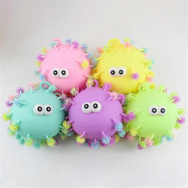 1 stk. Farve Tilfældig Stressbold - Holdbart Sensorisk Fidget Legetøj til ADHD & Autisme 5 tommer/6 tommer/8 tommer 8INCH COLOR RANDOM