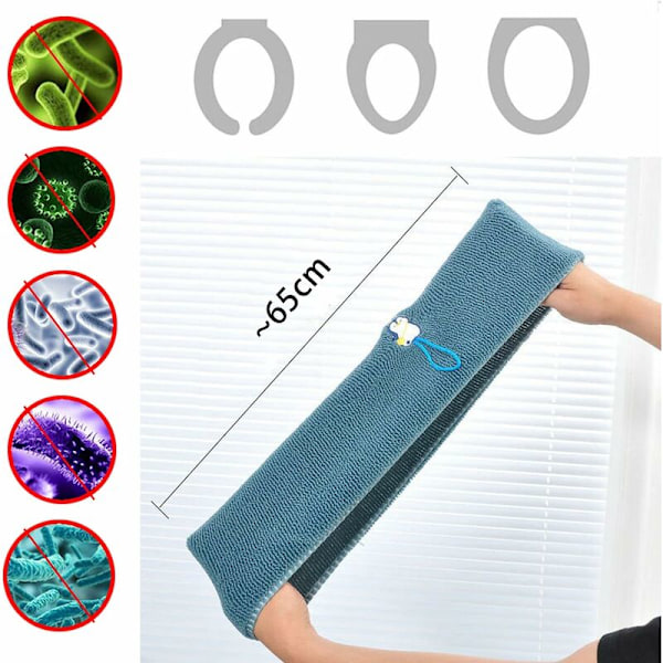 Set med 4 Toalettlock, Toalettlock, (4 Färger) Tvät