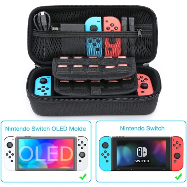 ##/Switch Case/Switch OLED -kotelolisävarusteet yhteensopivat Nintendon kanssa##/